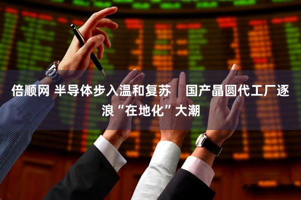 倍顺网 半导体步入温和复苏    国产晶圆代工厂逐浪“在地化”大潮